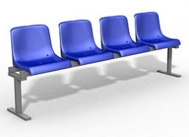 Каркас для трибун на 7 сидений длинна 3900*410*500 мм  ( размер одного сидения 460*360 мм)