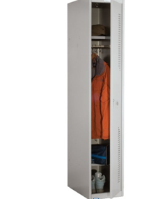 Шкаф металлический односекционный (с замком) 300*500*1800 мм
