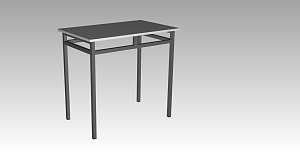 Стол под микроволновую печь 800*500*750 мм м/к (Серый), ЛДСП (Пепел)