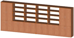 Шкаф для мастерской по обработке дерева 5300*450*2100 мм