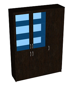 Шкаф комбинированный с гардеробом 1450*400*2030 мм