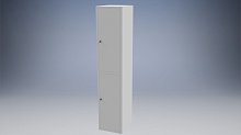 Шкаф для одежды двухсекционный ШРМ - 1.2 380*450*1830 мм