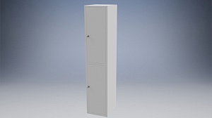 Шкаф для одежды двухсекционный ШРМ - 1.2 380*450*1830 мм