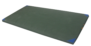 Мат гимнастический 2000*1000*100 мм (поролон, брезент темно-зеленый)