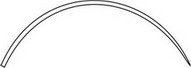 Игла хирургическая трехгранная кожная, изогнутая на 0,4 окружности с разрезным ушком 3В1-1,1х50