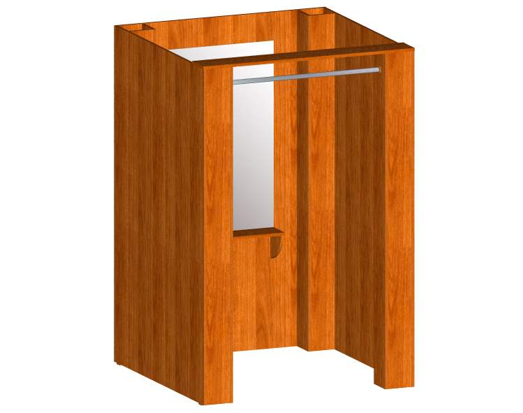 Кабина примерочная 1100*1200*1800 мм