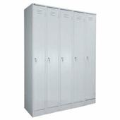 Шкаф металлический для одежды шестисекционный 1800*500*1850 мм