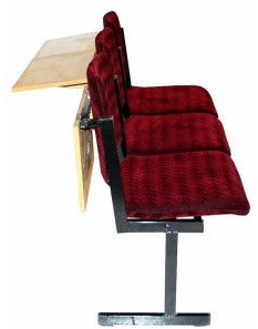 Блок стульев с пюпитрами (мод 350) одно посадочное место