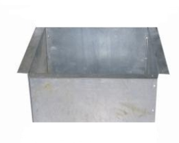 Ящик для обтирочного материала 500*500*400 мм металл (Серый)