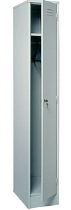 Шкаф металлический для одежды с замком 600*500*1860 мм металл (Серый)