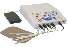 Электроскальпель-коагулятор высокочастотный ЭХВЧ-400 с базовым набором инструментов для общей хирургии