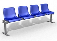 Каркас для трибун на 12 сидений длинна 6000*410*500 мм ( размер одного сидения 460*360 мм)