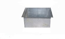 Ящик для обтирочного материала 500*500*800 мм металл (Серый)