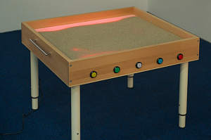 Стол световой для рисования песком на ножках 700*630*630 мм (в комплекте песок 12,5 кг)