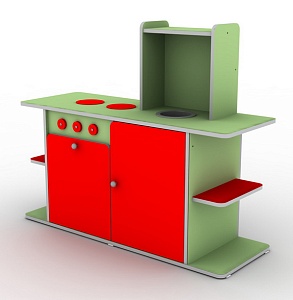 Пространственный модуль для ролевых игр "Кухня" 1300*460*1300