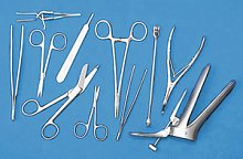 Набор инструментов акушер-гинеколога (19 наименование, 46 предметов)