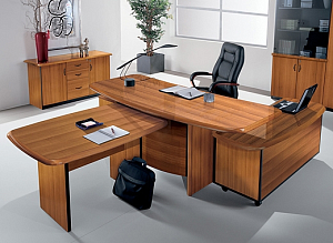 Стол универсальный с набором для руководителя / Набор мебели для кабинета руководителя