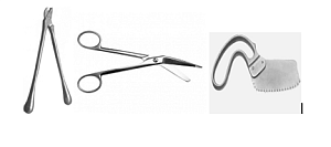 Набор ножниц для разрезания гипсовых повязок