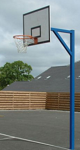 Стойка баскетбольная комбинированная уличная Н=3500 мм