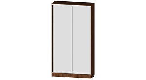 Шкаф для одежды двери купе (зеркало) 1200*400*2200 мм