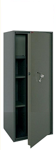Сейф (шкаф) металлический с замком 400*600*1300 мм (Серый)